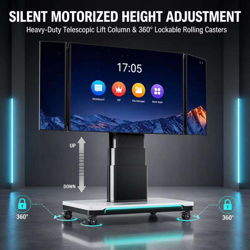 P1.25 lift and fold all-in-one display
